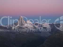 Matterhorn And Pink Sky