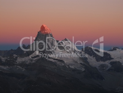 Sunrise In Zermatt