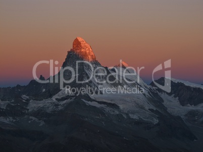 Matterhorn In The First Sunlight