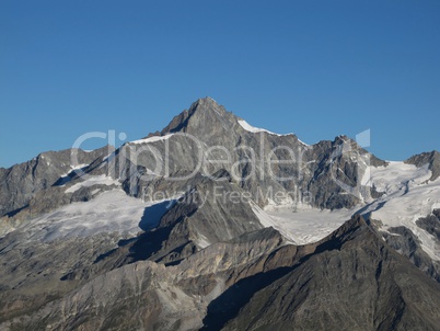 Mountain And Glacier In Zermatt Mountain And Glacier In Zermatt