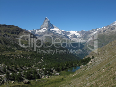 Idyllic Landscape In Zermatt
