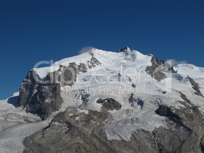 Snowcapped Monte Rosa