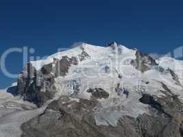 Snowcapped Monte Rosa