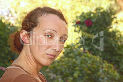 Female portrait outdoors