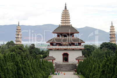 Three pagodas