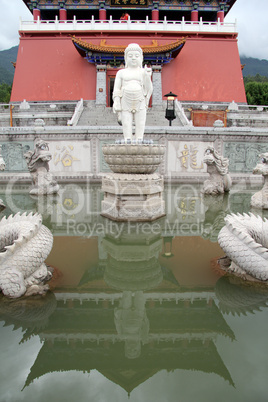 Buddha and temple