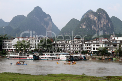 Boats on the river