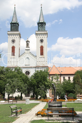 Church with towers