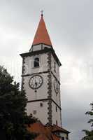 Clock on the church