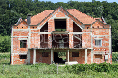 Red brick house