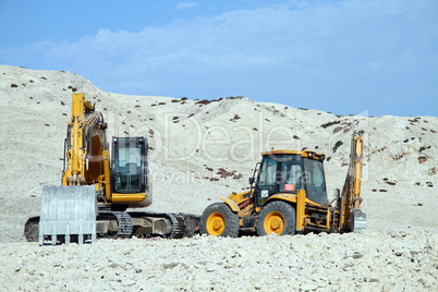 Two buldozers