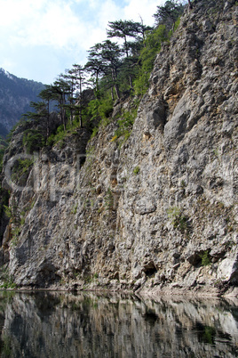 River in canyon