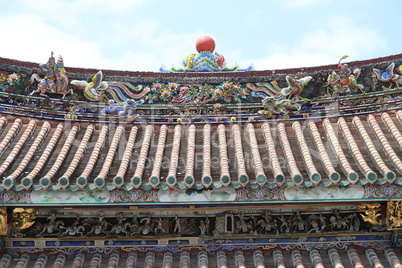 Roof of temple