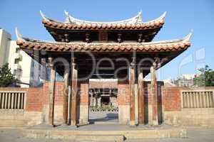 Gate of Confucius temple in Lukang