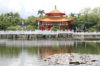 Pagoda on the lotus pond