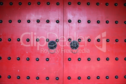 Red gate of Confucius temple