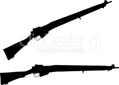 Weapons Silhouette Collection - Firearms