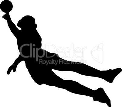 Sport Silhouette - Soccer Goalie