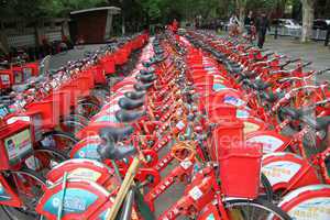 Bikes for rent in Hangzhou