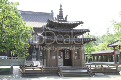 Pagoda inside buddhist temple