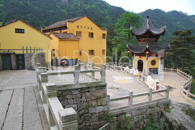 Chinese temple and pagoda
