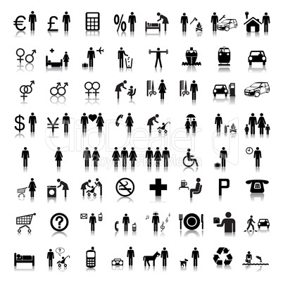 Website and Internet Icons -- People