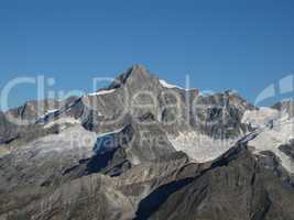 Mountain And Glacier In Zermatt