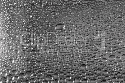Wassertropfen - Background - schwarz-weiss