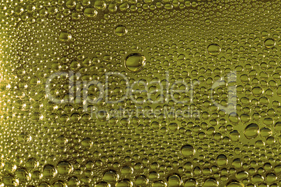 Wassertropfen - Background - goldfarbig