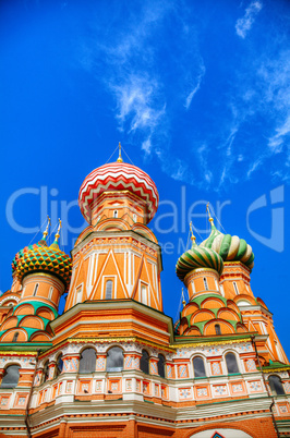 Saint Basil's Cathedral in Moscow, Russia