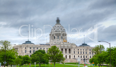 Minnesota capitol building in St. Paul, MN