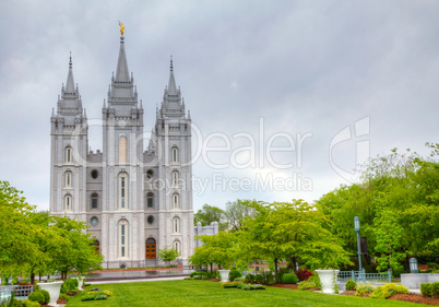 Mormons' Temple in Salt Lake City, UT