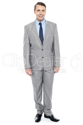 Full length portrait of professional businessman