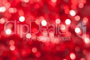 Defocused abstract red christmas background