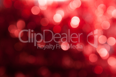 Defocused abstract red christmas background