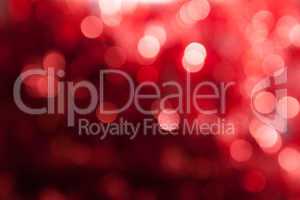 Defocused abstract red christmas background