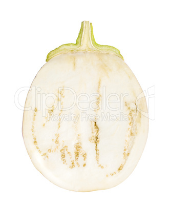 Eggplant isolated on white