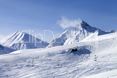 View on ski slope View on ski slope
