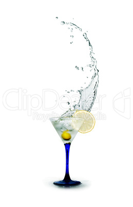 Splashing Martini Cocktail