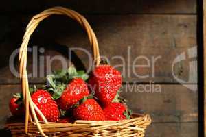Basket With Strawberries