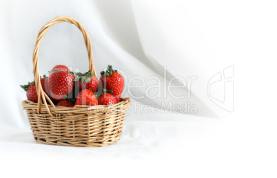 Strawberry In Basket