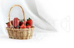 Strawberry In Basket