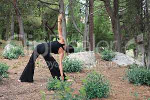 Yoga In Forest