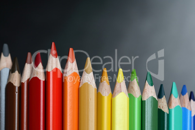 Color Pencils On Dark