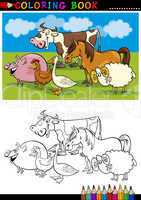 Farm and Livestock Animals for Coloring