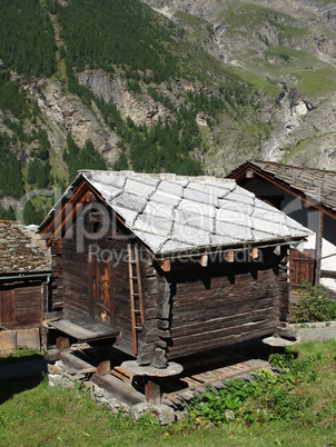 Old Shed In The Canton Valais