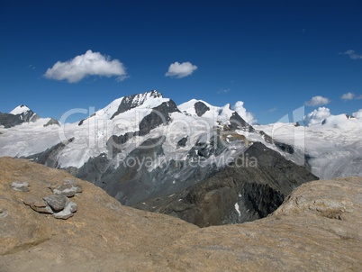 Mountains Allainhorn, Rimpfischhorn And Strahlhorn