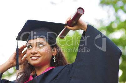 Asian Indian female student