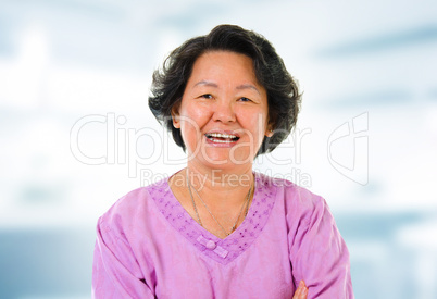 Asian senior woman