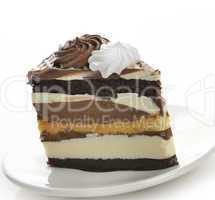 Dark And White Chocolate Cake